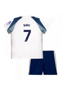 Tottenham Hotspur Xavi Simons #7 Jalkapallovaatteet Lasten Kotipeliasu 2025-26 Lyhythihainen (+ Lyhyet housut)